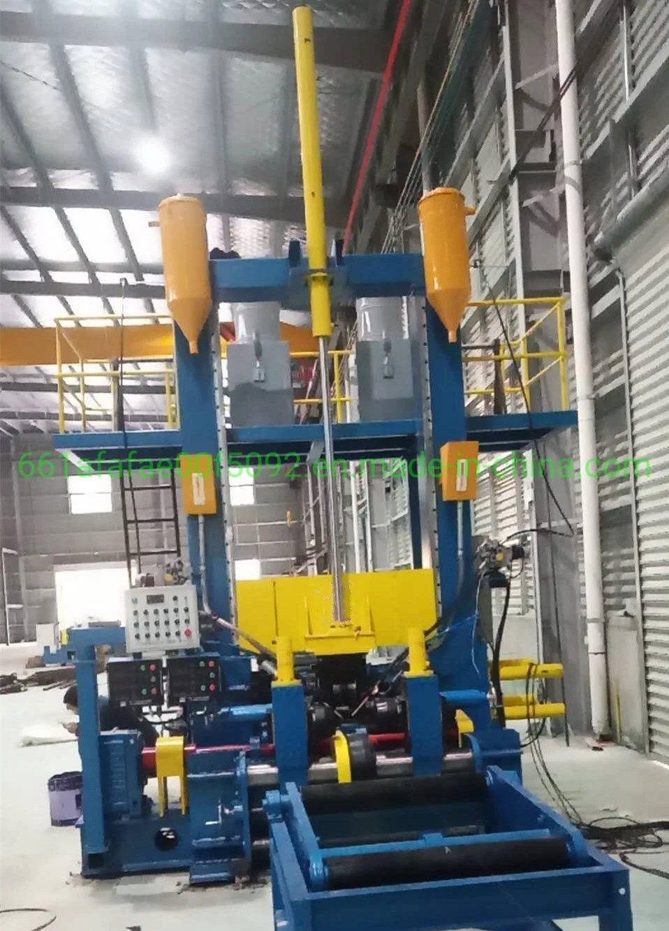 Automatic H Beam Production Line Vertical Assembly Welding Straightening Machine