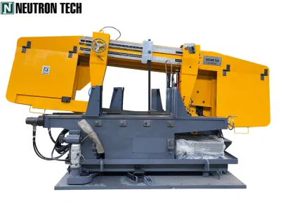 H 광속 CNC 고기 생산 기계 강철 구조물 공정 라인을 위한 CNC 자동 띠톱 기계